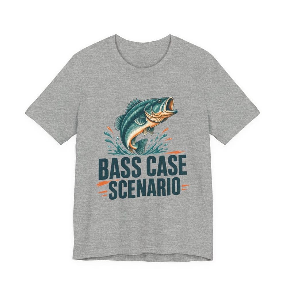Bass Case Scenario Bass Fishing T-Shirt mockup