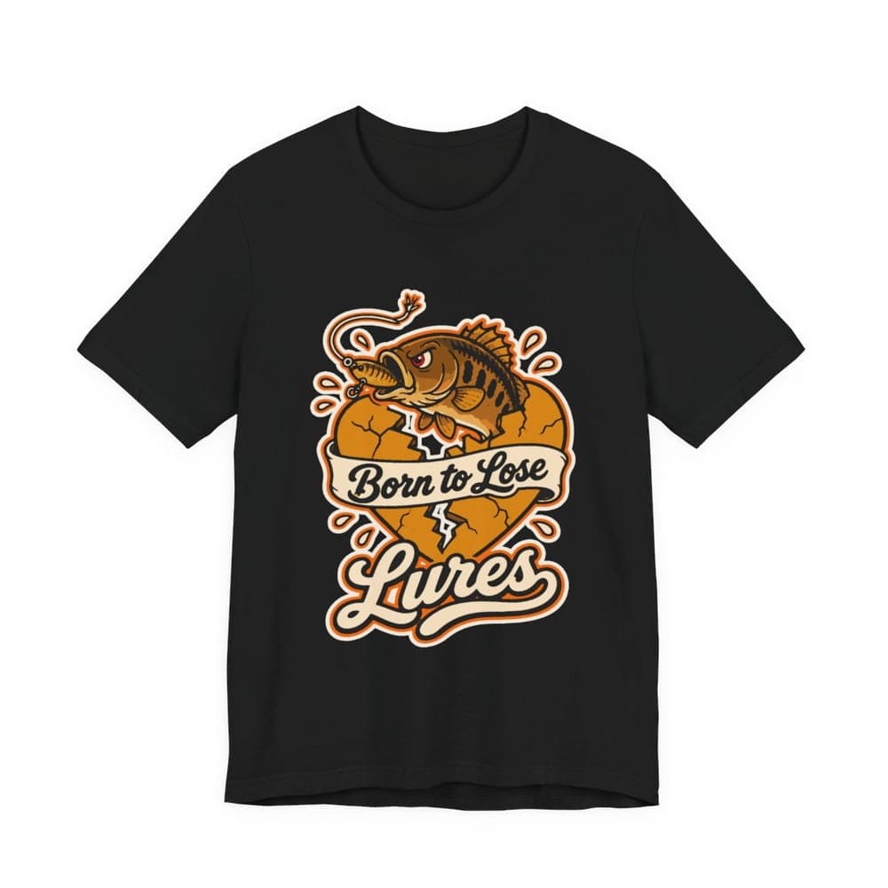 Born to Lose Lures Smallmouth Bass Tee in Black