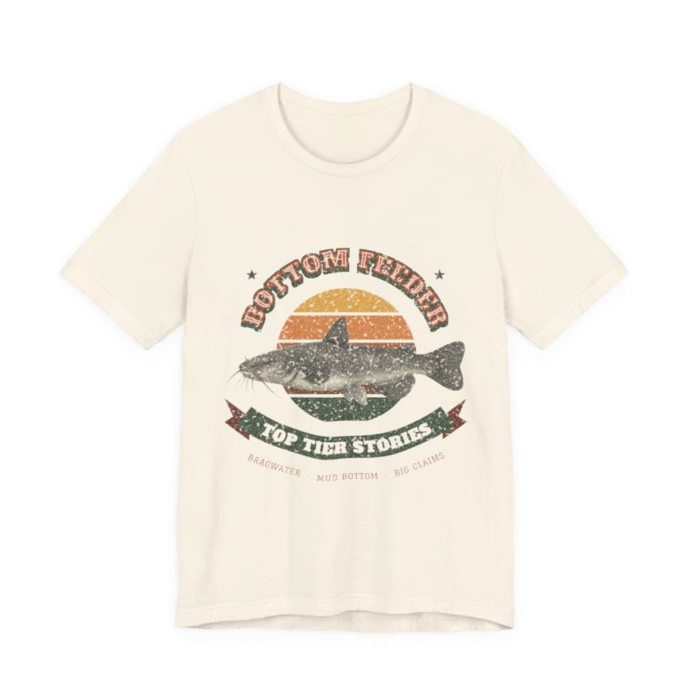Bottom Feeder Catfish Fishing T-Shirt mockup