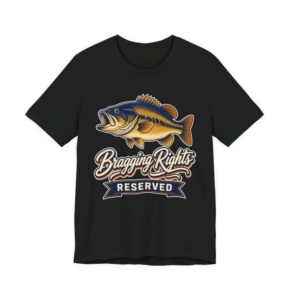 Bragging Rights Reserved Bass Tee in Black