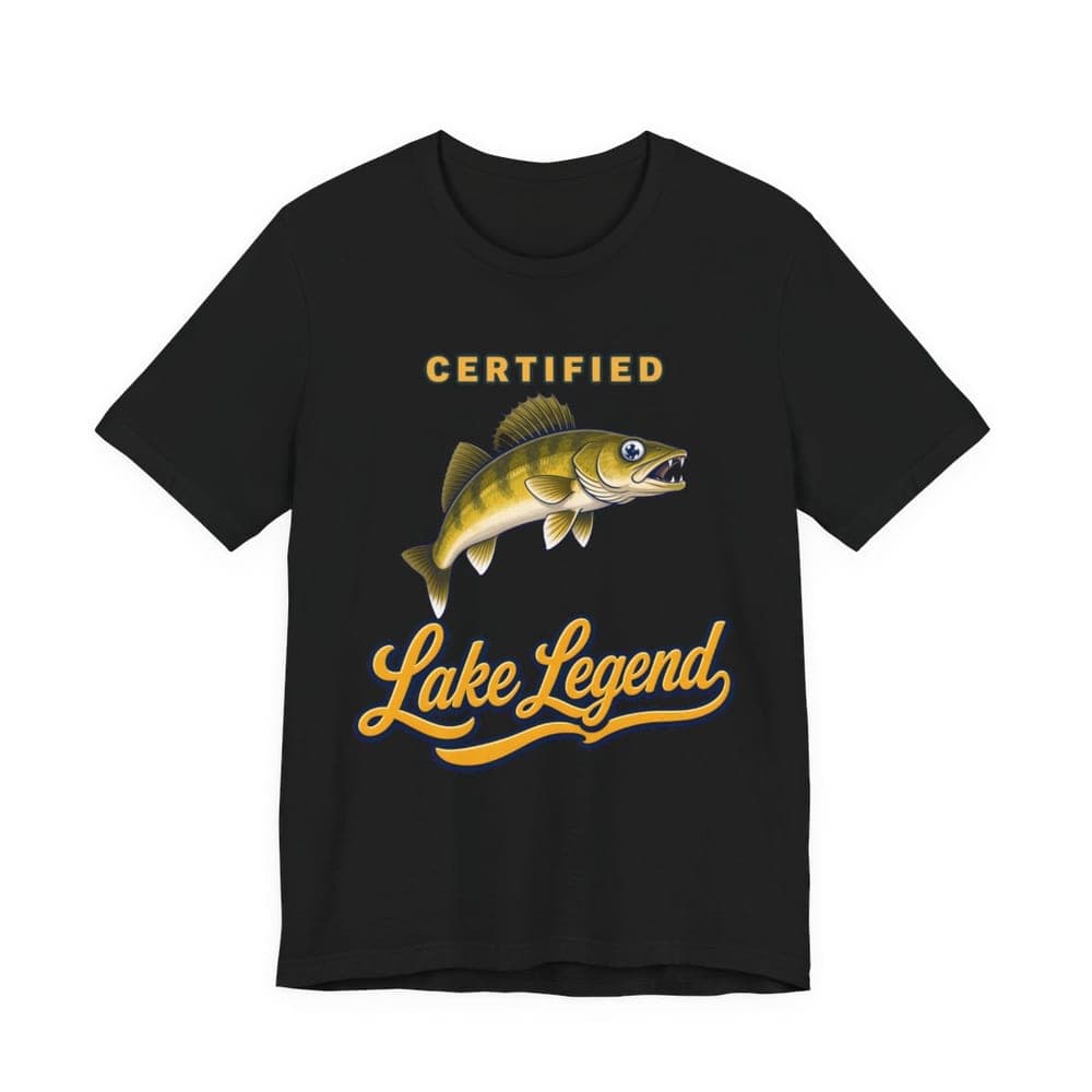 Certified Lake Legend Walleye Tee mockup