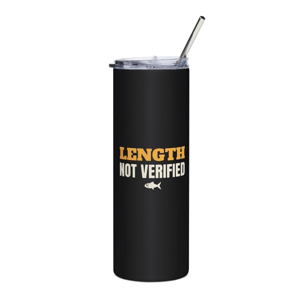 Length Not Verified Fishing Tumbler mockup