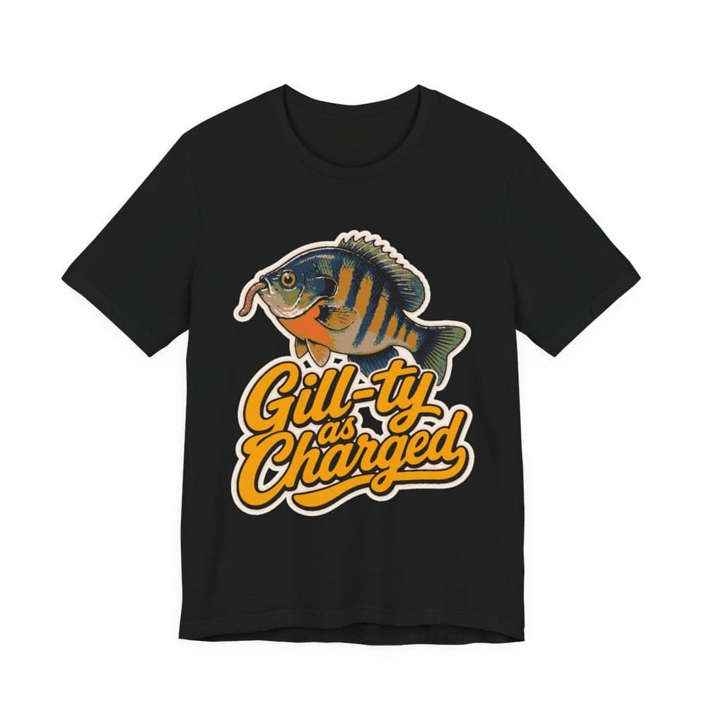 Gill-ty as Charged Bluegill Tee mockup